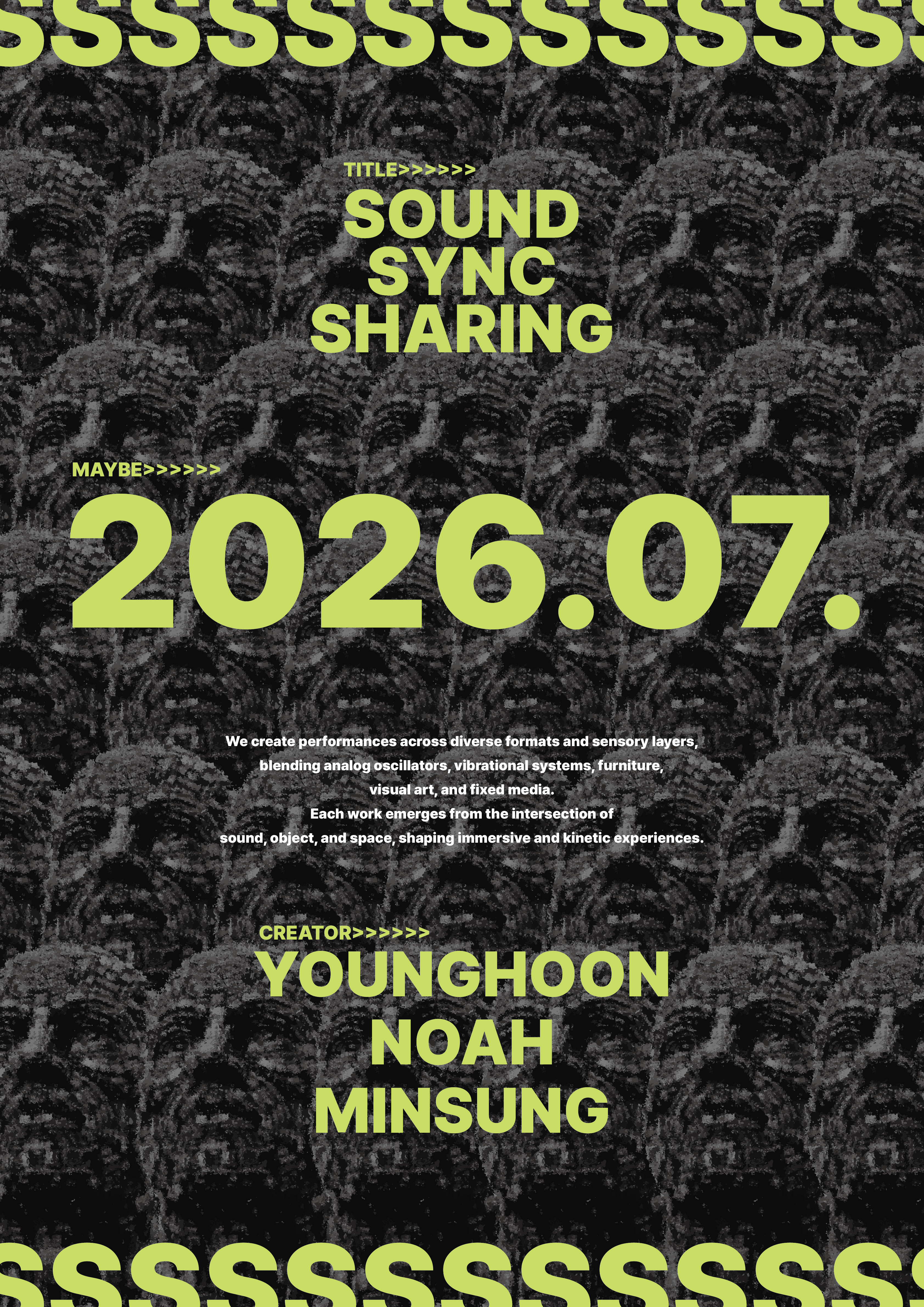 SOUND SYNC SHARING POSTER